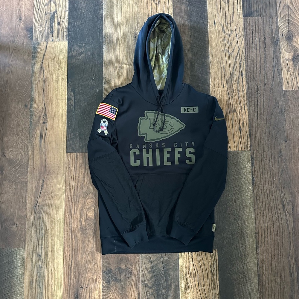 Kansas City Chiefs NFL Black Nike Dri-Fit Hoodie